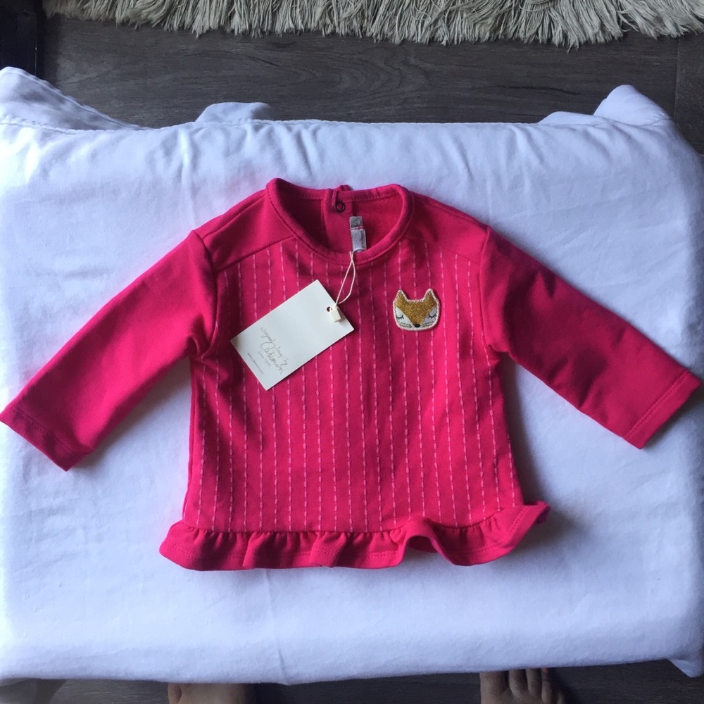 Catimini Super Soft Long Sleeve Baby Girls Top